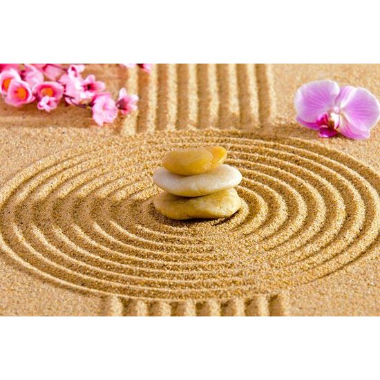 Kép egyensúly a Zen kertben