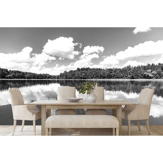 Eredeti fekete-fehér öntapadó fotótapéta nyári természet