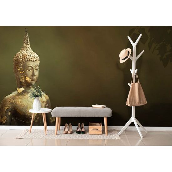 Öntapadó tapéta Buddha szobor tükörképe