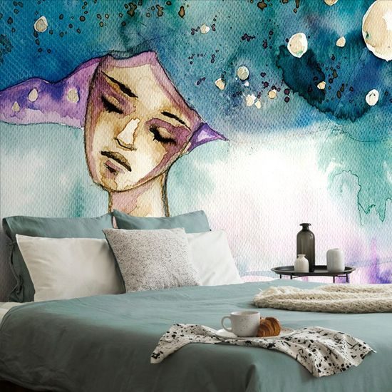 Öntapadó tapéta egyedi mitikus tündér