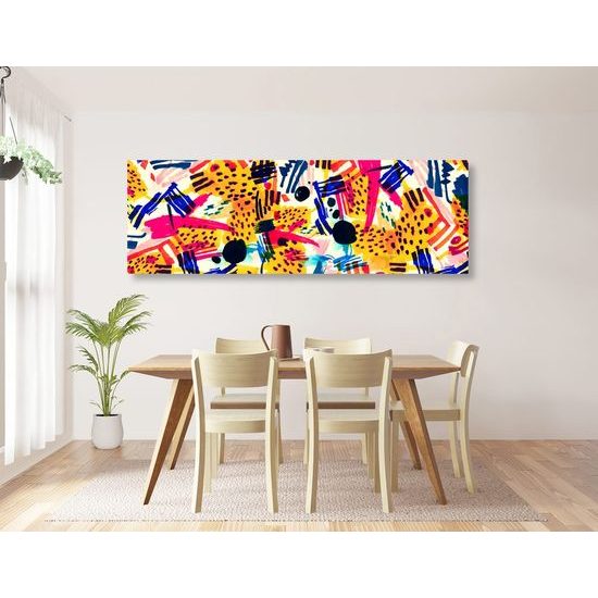 Kép absztrakció pop art stílusban