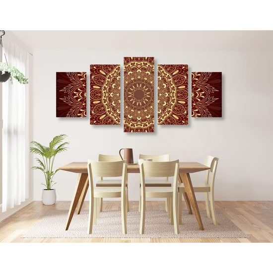 5 részes kép luxus Mandala