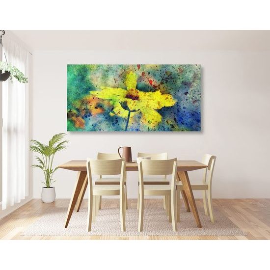 Kép virág retro kivitelben