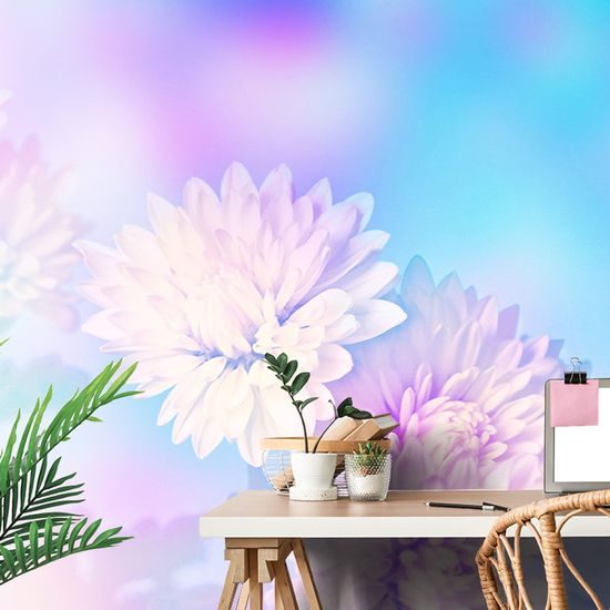 Tapéta Krizantém érdekes megvilágításban