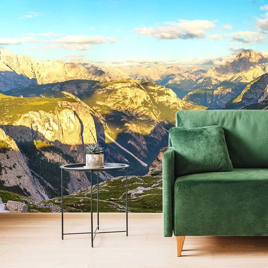 Fotótapéta felejthetetlen kilátás nyílik a hegyekre