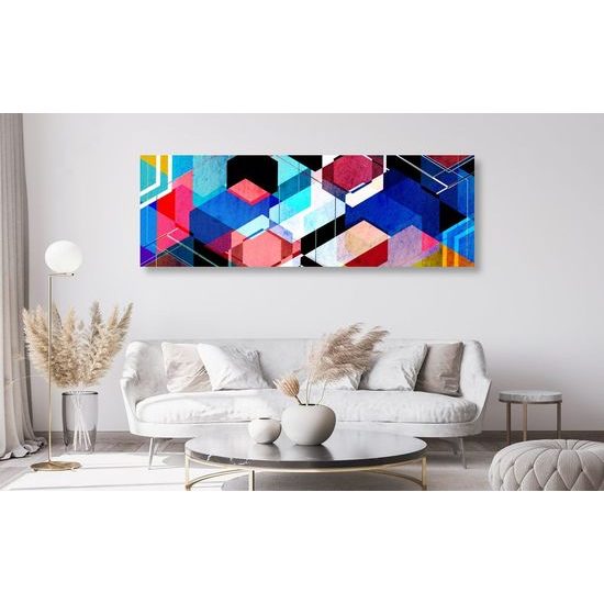 Kép alakzatok futurisztikus absztrakciója