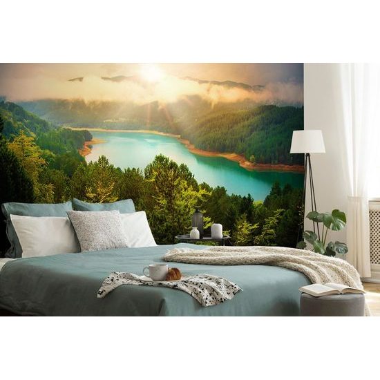 Varázslatos öntapadó fotótapéta a türkiz folyó szépsége