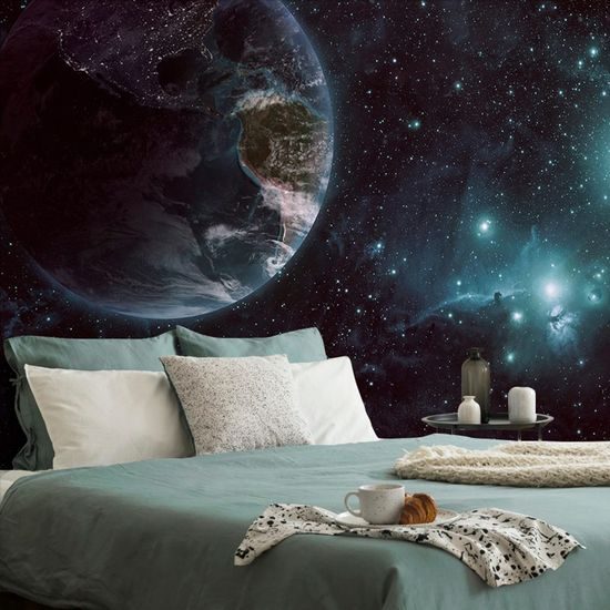 Öntapadó tapéta tér és földgömb