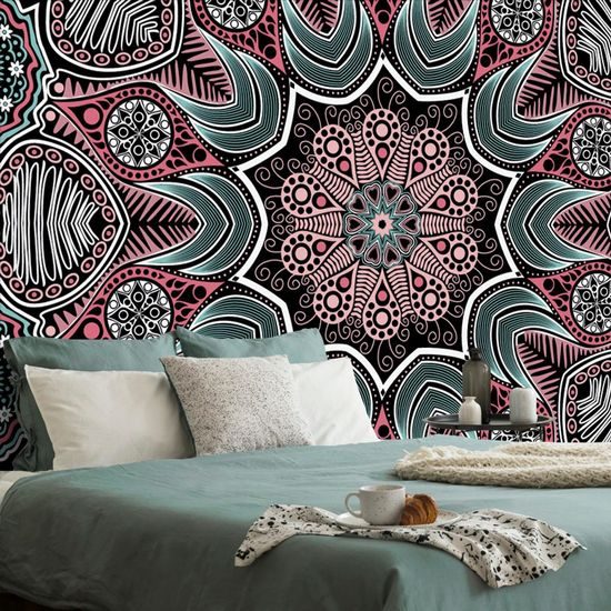 Tapéta virágos Mandala