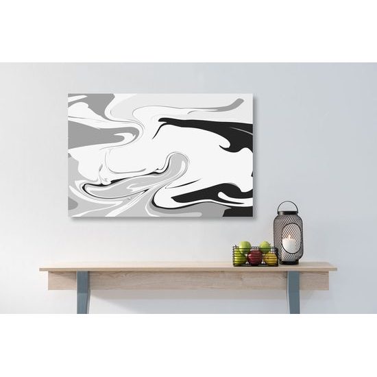 Kép fekete-fehér művészi absztrakció