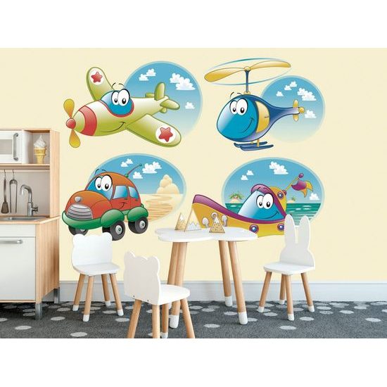 Tapéta barátok egy kiránduláson