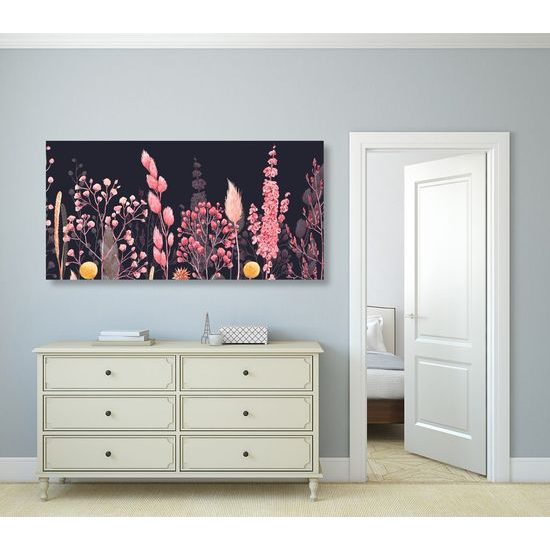 Kép rózsaszín növények változatossága