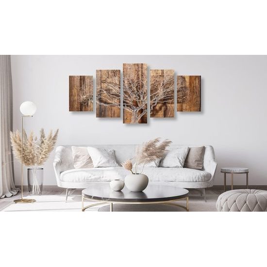 5 részes kép fa fa háttéren