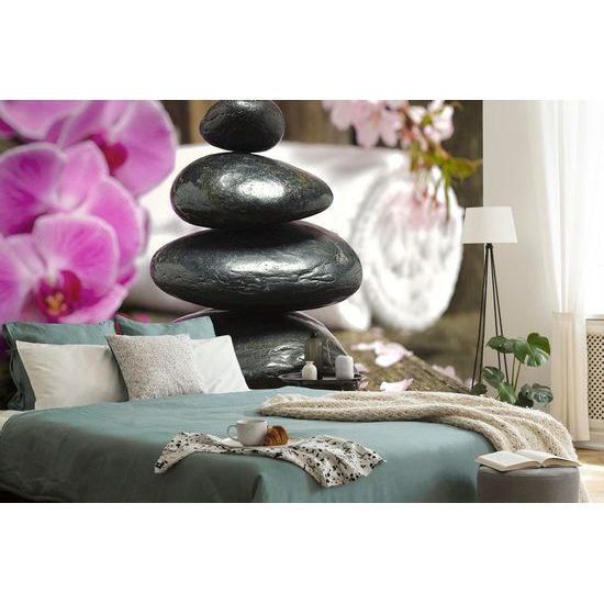 Öntapadó fotótapéta meditációs zen kövek