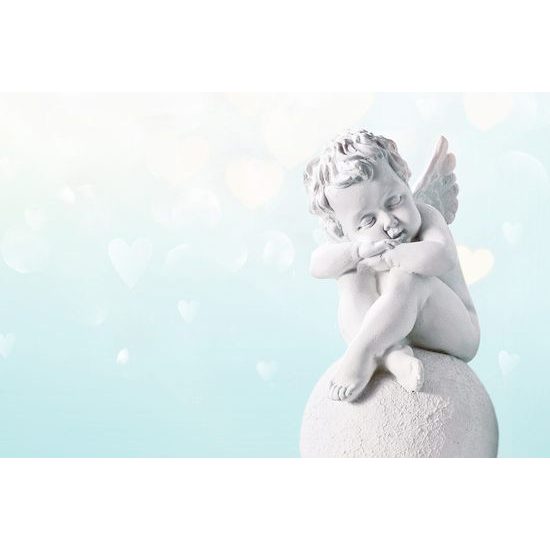 Aranyos alvó angyal öntapadó tapéta