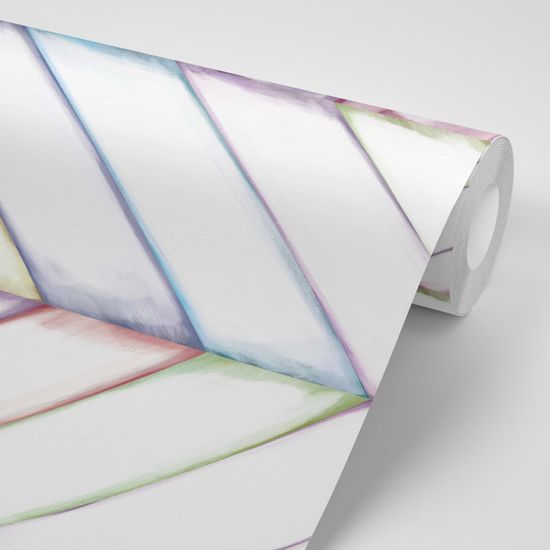 Öntapadó tapéta érdekes pasztell minta