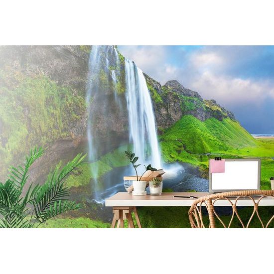 Öntapadó fotótapéta varázslatos vízesés Izlandon