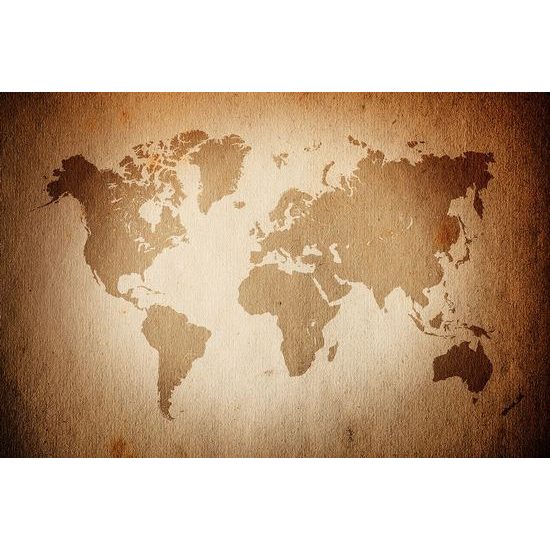 Térkép tapéta vintage érintéssel