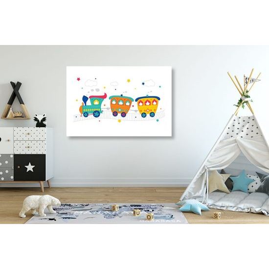 Kép gyönyörű mesevonat