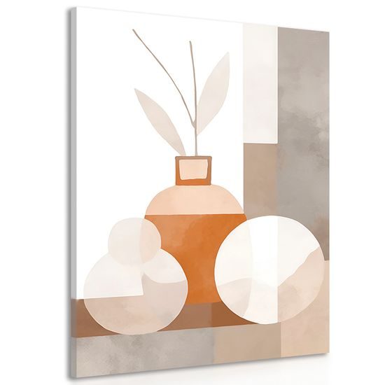 Kép modern csendélet vázával