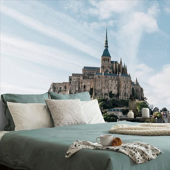 Öntapadó fotótapéta Mont-Saint-Michel Normandiában