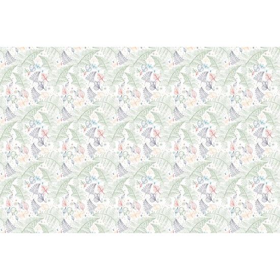 Tapéta enyhe páfrány levelek