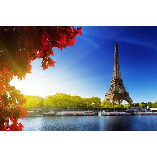 Öntapadó fotótapéta őszi kilátás az Eiffel-toronyra