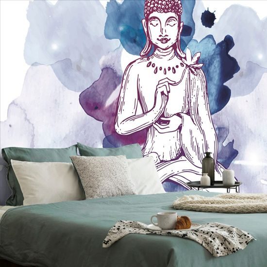 Tapéta absztrakt Buddha illusztrációja