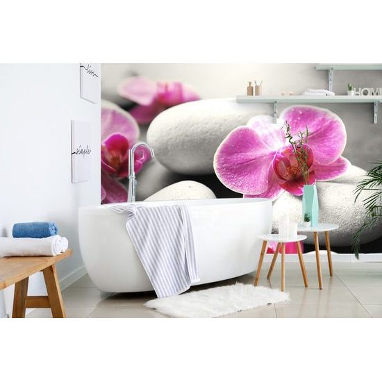 Fotótapéta wellness csendélet orchideával