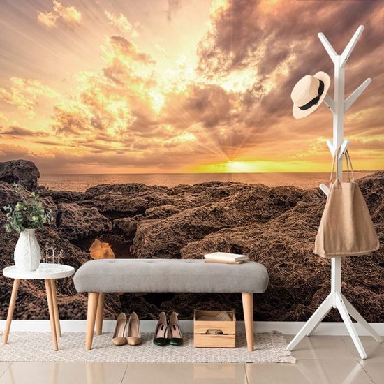 Öntapadó fotótapéta szikláról a tenger partján