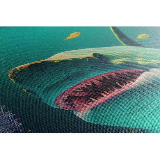 Kép szürreális cápa