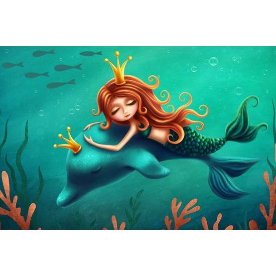 Kép sellő és a delfin barátsága