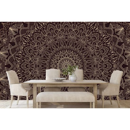 Öntapadó tapéta egy gyönyörűen kidolgozott Mandala