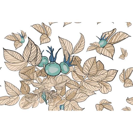 Tapéta virágok az őszi kertben