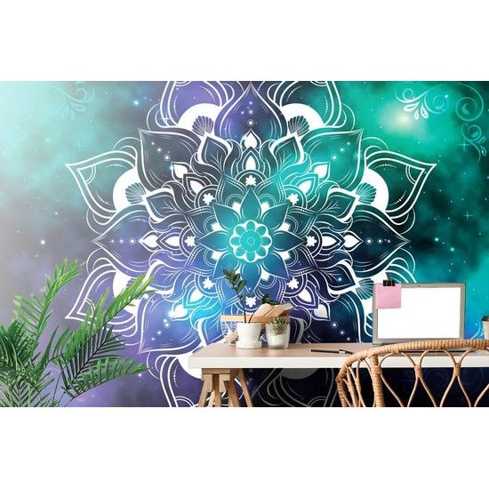 Öntapadó tapéta kozmikus Mandala