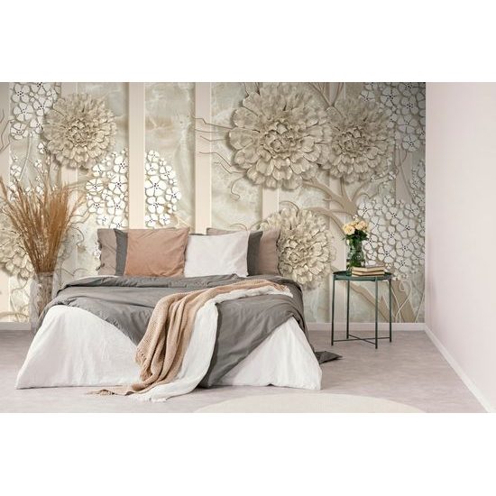 Öntapadó tapéta szokatlan virágok szépsége