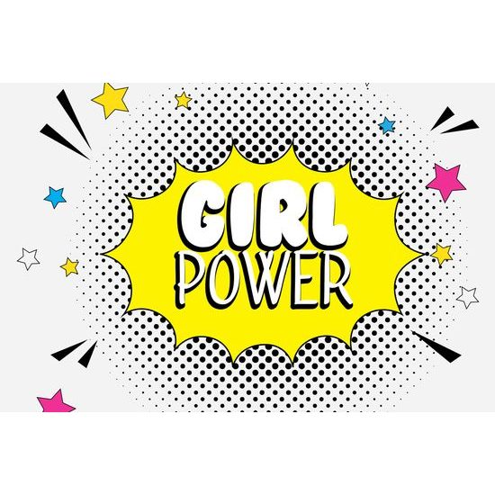 Kép pop art felirattal - GIRL POWER