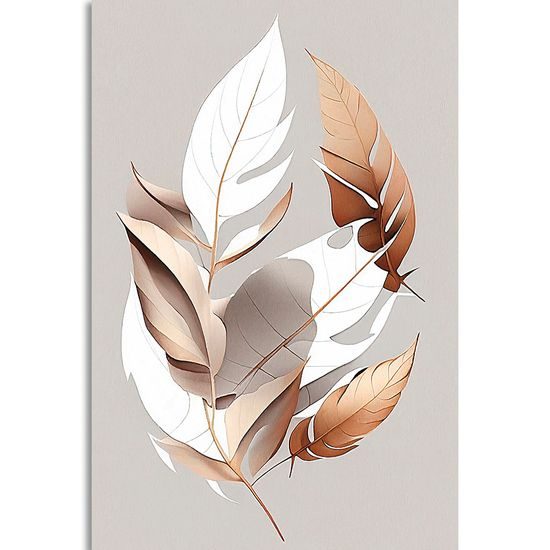 Kép minimalista réz levelek