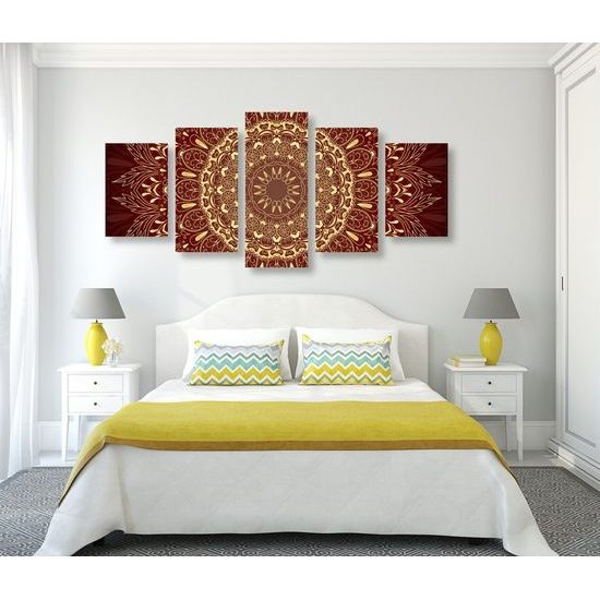 5 részes kép luxus Mandala