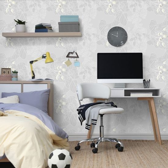 Tapéta érdekes fenyőtobozok művészi kivitelben