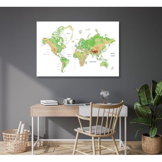 Parafa kép világtérkép fehér alapon