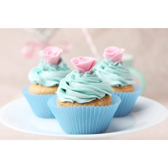Öntapadó tapéta édes cupcakes krémmel