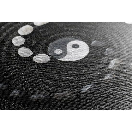 Kép művészin megalkotott Jin és Jang