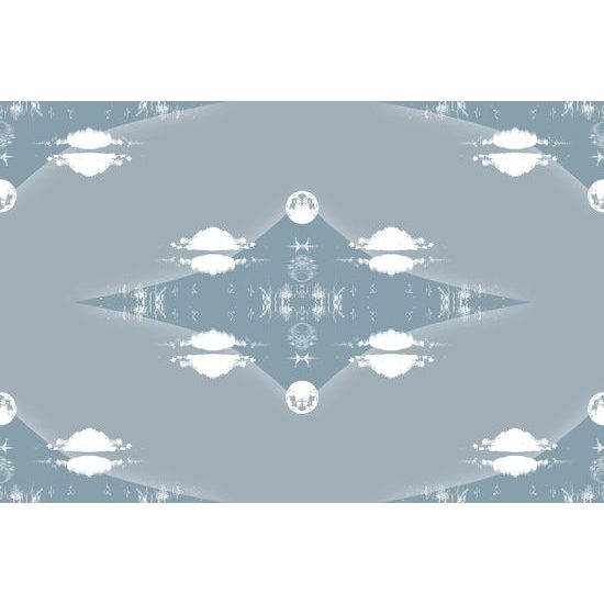 Tapéta absztrakt formák szürke háttéren