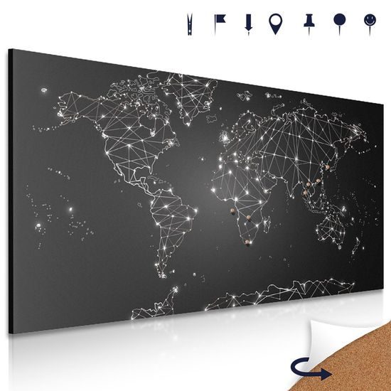 Parafa kép hálózatokból álló világtérkép