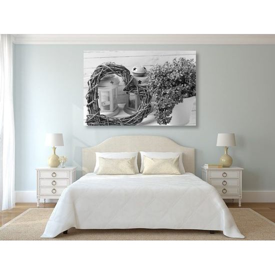 Kép fekete-fehér orgona romantikus kivitelben