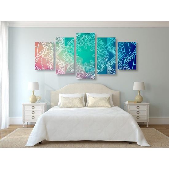 5 részes kép Mandala