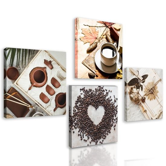 Képszett kávé formái