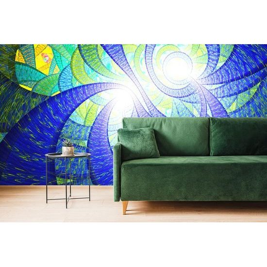 Egyedi fraktál művészeti öntapadó tapéta