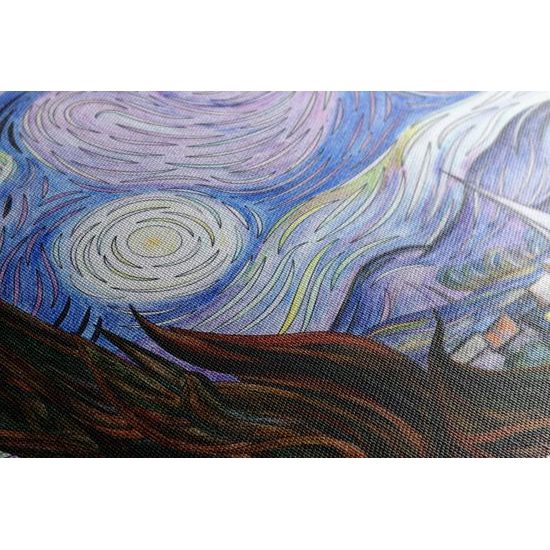 Kép Csillagos éj imitációja Van Goghtól